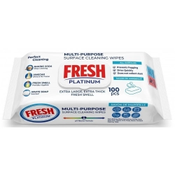 FRESH MYDŁO MARSYLSKIE UNIWERSALNE CHUSTECZKI NAWILŻANE DO CZYSZCZENIA 100 szt.